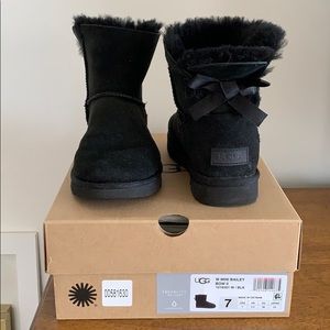 Ugg Mini Bailey Bow II Black